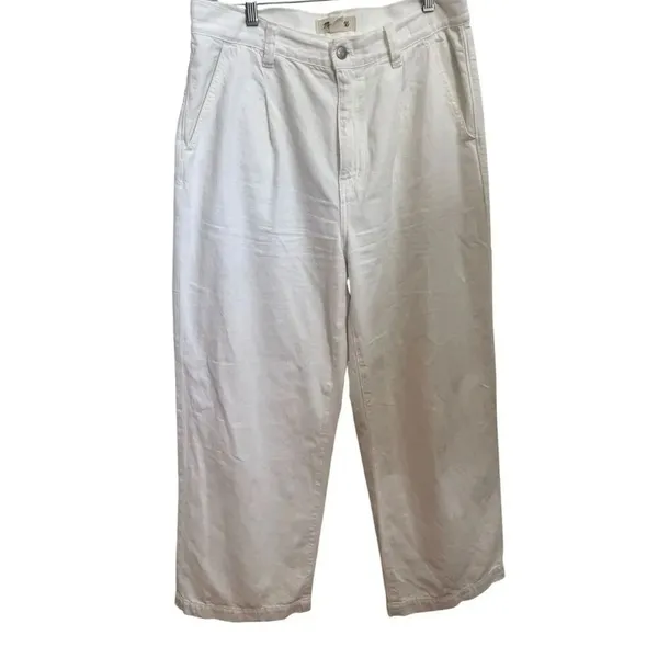Madewell The Harlow Wide-Leg Jean in Tile White 29 - Image 3
