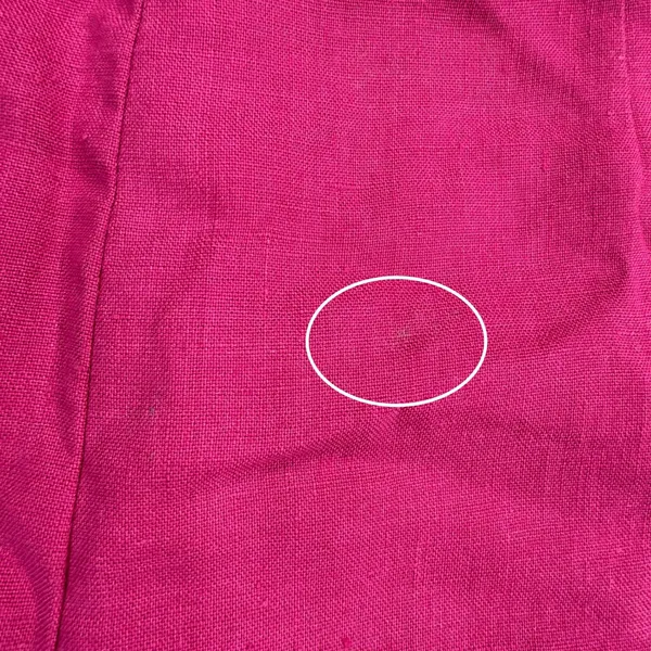 Theory Magenta Pink Linen Blend Pleated High Rise Tapered Trousers Size‎ 4 - Image 12