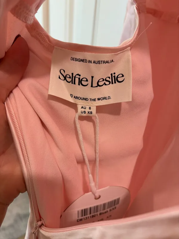 Selfie Leslie Satin Dress Midi - Image 5