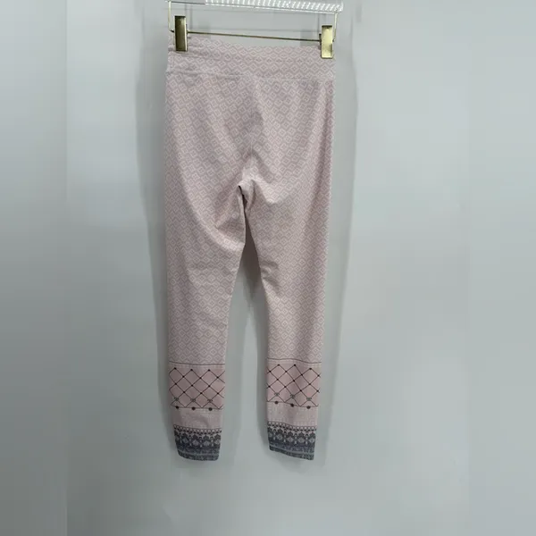 Sarah's Day X White Fox Activewear Athletic Leggings‎ Size S Pink Multi-color - Image 3