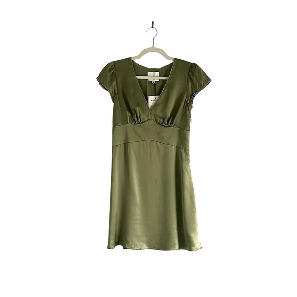 NWT Reformation Amelia Silk Dress Size 2 - Image 2