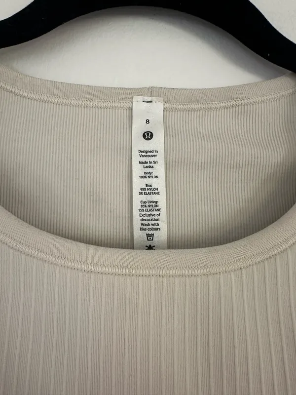 Lululemon Ebb to Street Long Sleeve White Opal 8 - Image 2