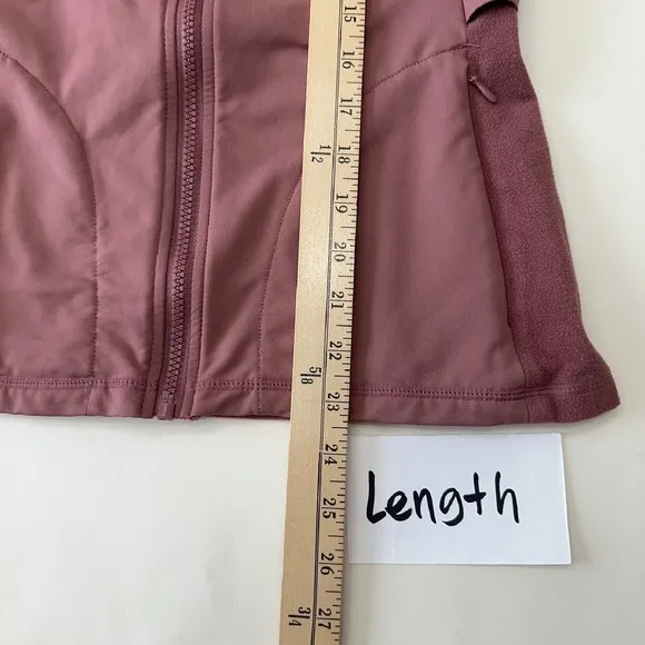 Fabletics Rosalia‎ Performance Full Zip Athletic Thumbholes Mauve Pink Small - Image 11