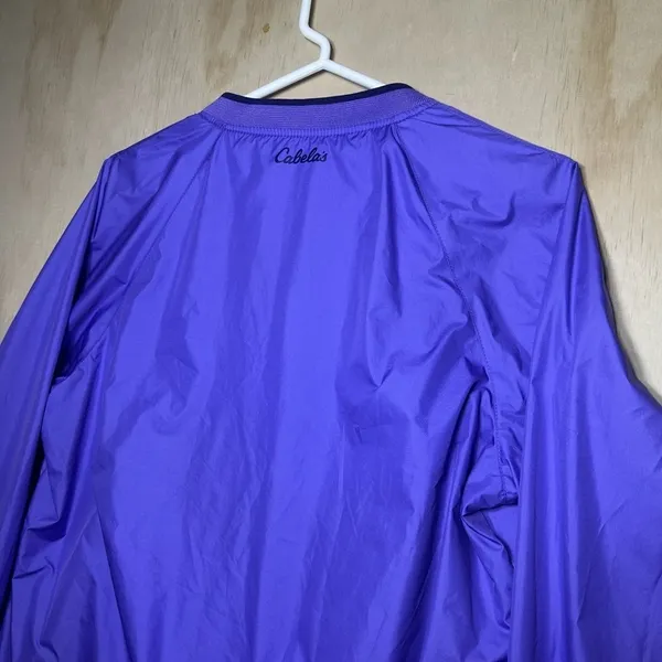 Cabelas Women's Medium‎ Purple Long Sleeve Nylon Windbreaker - Image 11