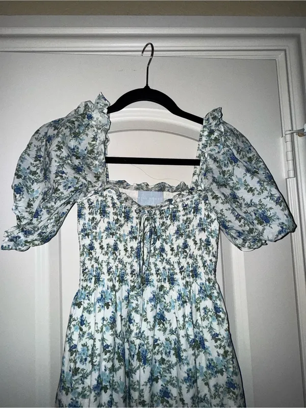 Hill House the Scarlett midi nap dress English daisy XS - Image 4