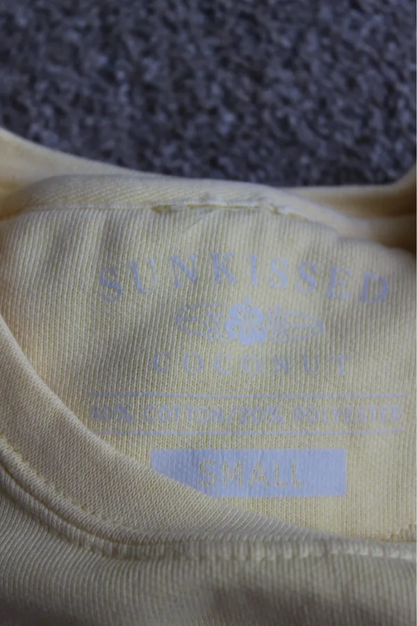 Sunkissed Coconut Comfort Colors Crewneck - Image 4