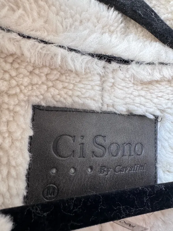 Statement Vegan Leather Aviator Jacket from Ci Sono - Image 3