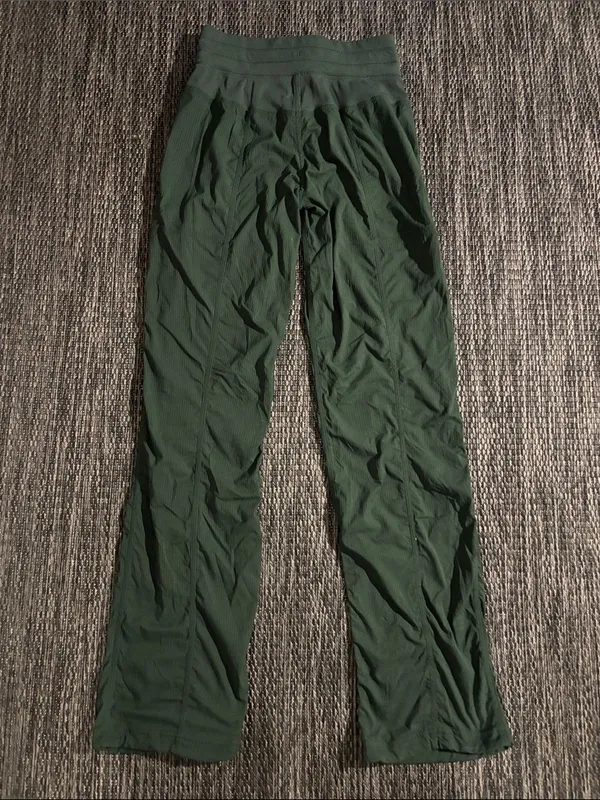 Lululemon Dance Studio Mid Rise Pant *Regular *Unlined Rainforest Green Size 2 - Image 2