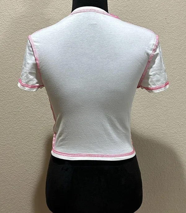 Heart Inverse Crop Top Size L - Image 2