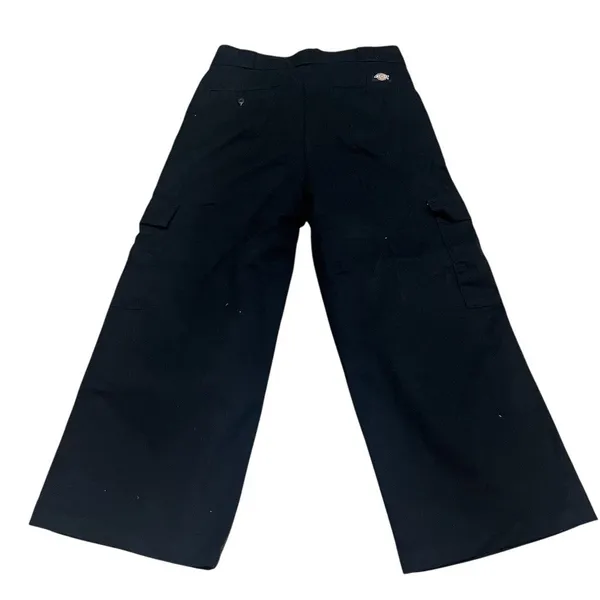 Dickies Cargo Pants Womens Size 8 Black Wide-Leg High Rise Utility - Image 2