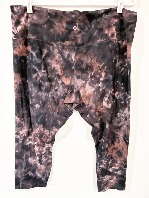 Lululemon Plus Size Align High-Rise Pant Leggings Diamond Dye Graphite Size 20 - Image 3