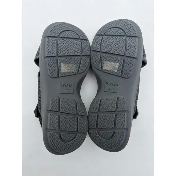 Vivaia Kara AdaptAll Sport Rich Grey Silver Knit Comfort Lightweight Sandals 7 - Image 8
