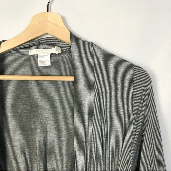 Zara Home Gray‎ Long Sleeve Lounge Robe S - Image 3