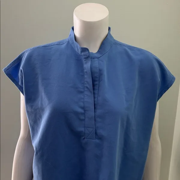Figs Blue Rafaela Scrubs Top Small - Image 4