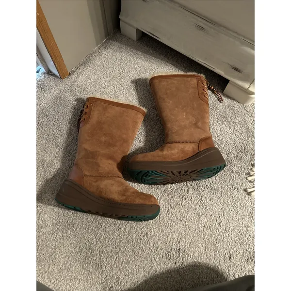 UGG Australia Womens Klarissa Boots 1003288‎ Chestnut Waterproof Tassel Beaded - Image 8