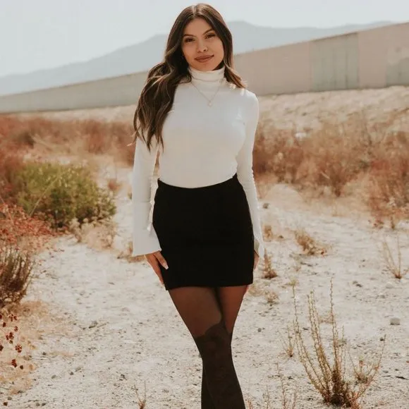 Bell Sleeve Turtleneck - Image 2
