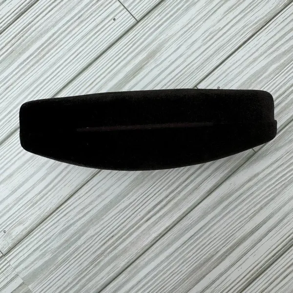 Tom Ford chocolate brown velvet sunglass eyeglass clamshell hard case - Image 5