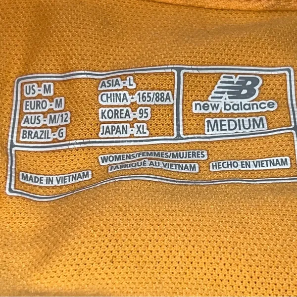 New Balance Women’s Purple/Yellow/Gray Colorblock 1/2 Zip Pullover Hoodie-Size M - Image 12