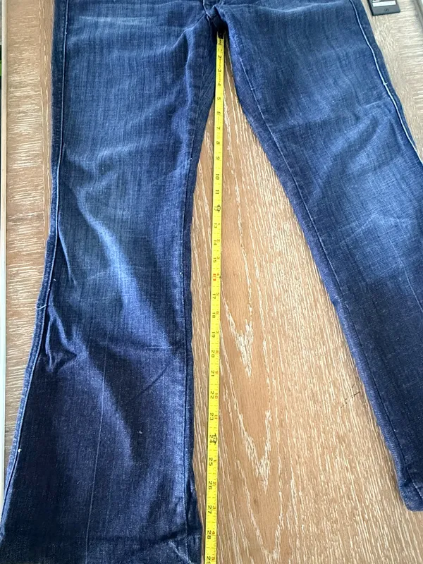 Women’s VTG 7 For All Mankind A-Pocket Bootcut Jeans Sz 31 Made in USA - Image 10