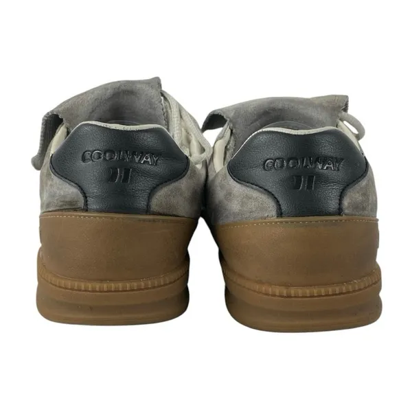 Coolway Becks-X Men's Gray Stone Lace Up Low Top Suede Sneaker Shoers Size 11 - Image 3