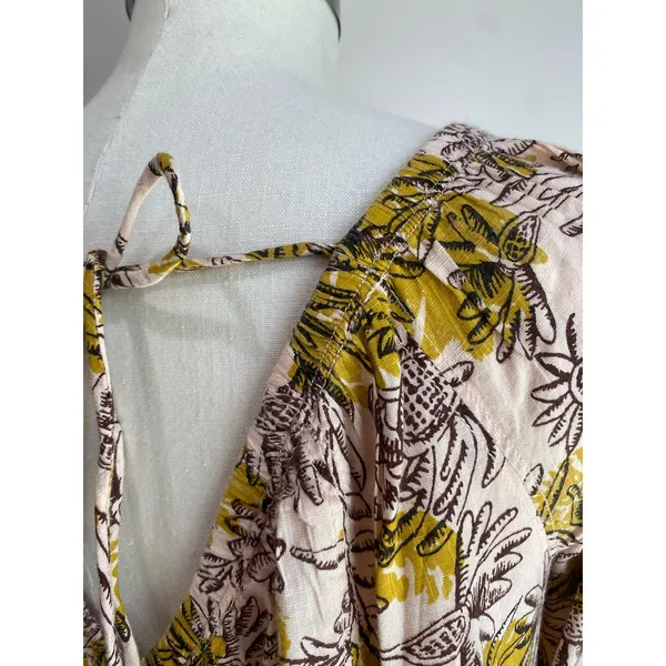 NWT Anthropologie Daily‎ Practice Mollie Floral Tunic Dress XS Boho Cottagecore - Image 8