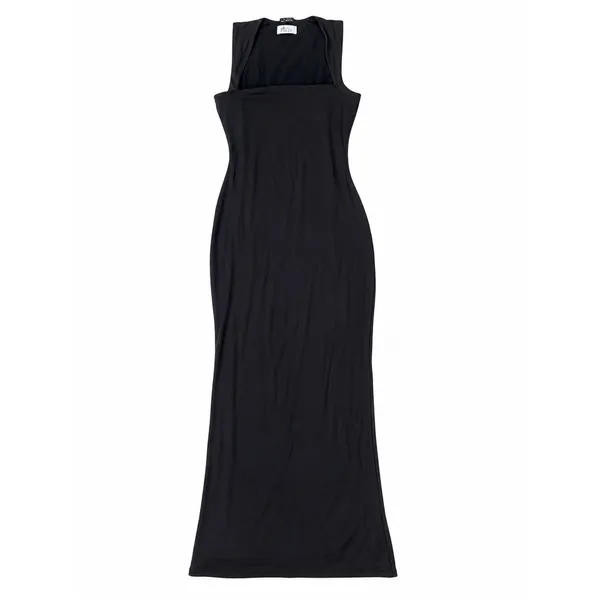 Oh Polly Ainslee Black Modal Square Neck Bodycon Midi‎ Dress NWT Size US 2 - Image 9