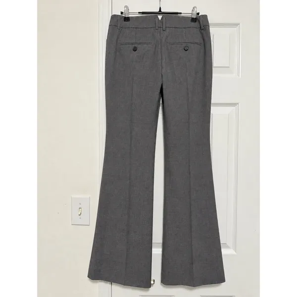 Express Design Studio Editor Gray Flare Dress Pants Trousers Size 4 - Image 3