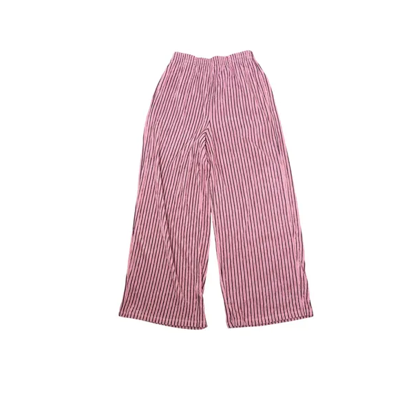 Halara High Waisted Straight Leg Crinkle Casual Pants Pockets Candy Pink M NWOT - Image 2