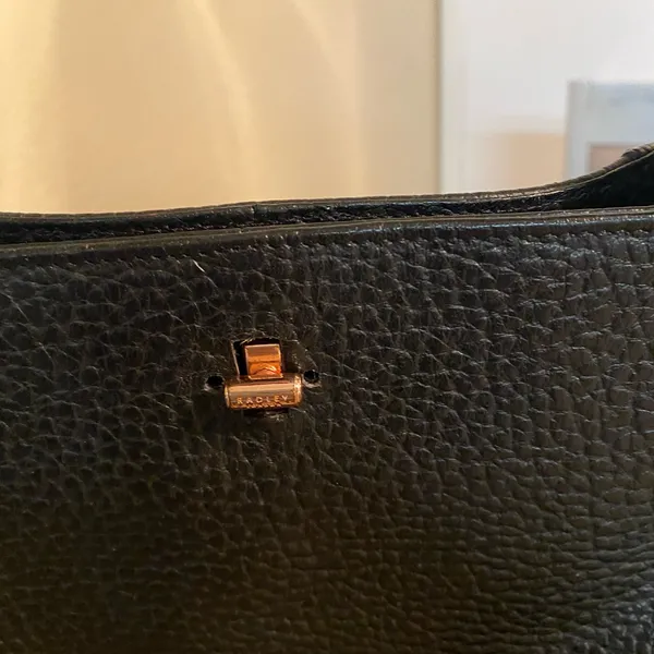 black leather bag - Image 6