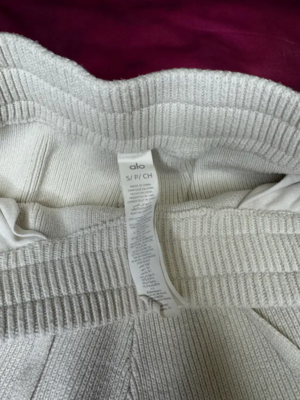 Alo Elevate Ribbed Straight Leg Pant - Image 5