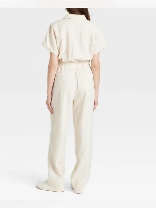 Universal Threads Cream Waist Jumpsuit size 10 - Image 2