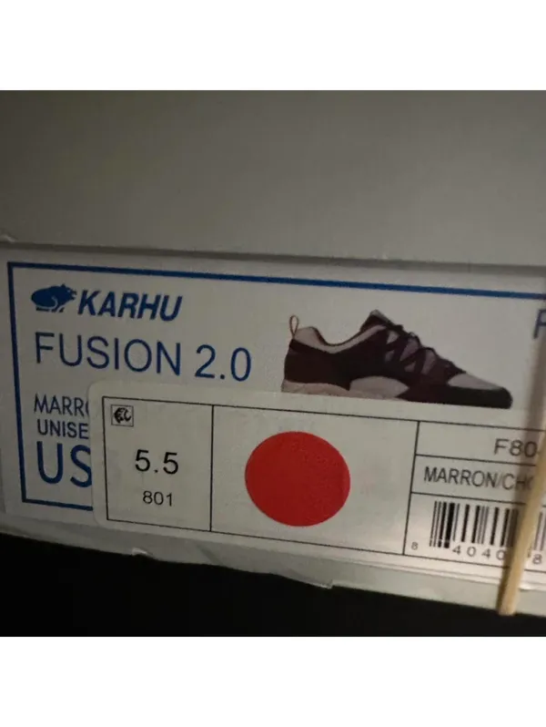 Karhu Fusion 2.0 Classic Sneakers MARRON/CHOCOLATE TORTE Womens 7 / Mens 5.5 - Image 8