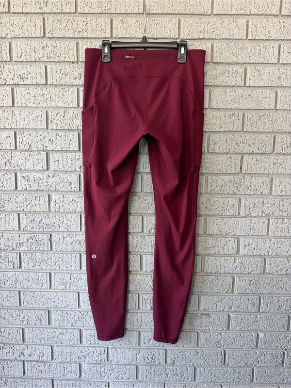 Lululemon Speed Up Tight 28" Garnet Maroon Red Size 8 - Image 4