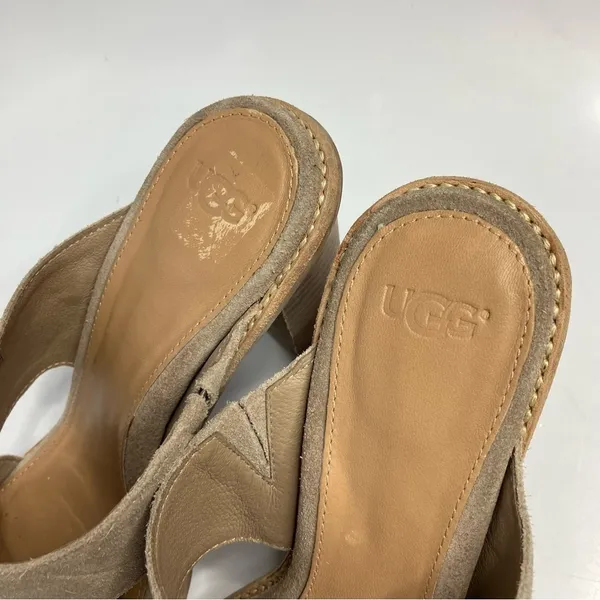 UGG Women’s Celia slide sandals‎ with stacked heel size 7 - Image 5