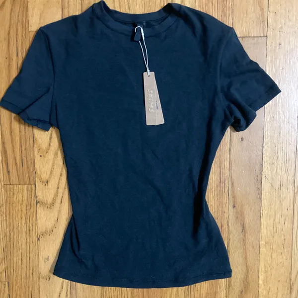 SKIMS Cotton Jersey T-Shirt XS - Image 2