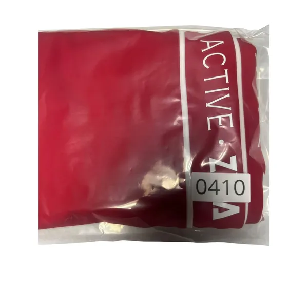 ZYIA Active Red Leggings Womens 4 Logo Side Stripe Ankle Zip Athletic Yoga Pants - Image 4
