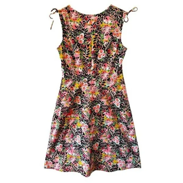 APRIL CORNELL Sleeveless V-Neck Floral Dress Size M - Image 6