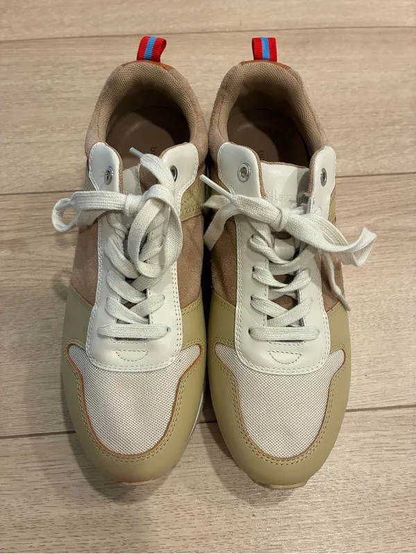 J. McLaughlin Women’s Emerson Leather & Suede Sneaker Size 9 - Image 4