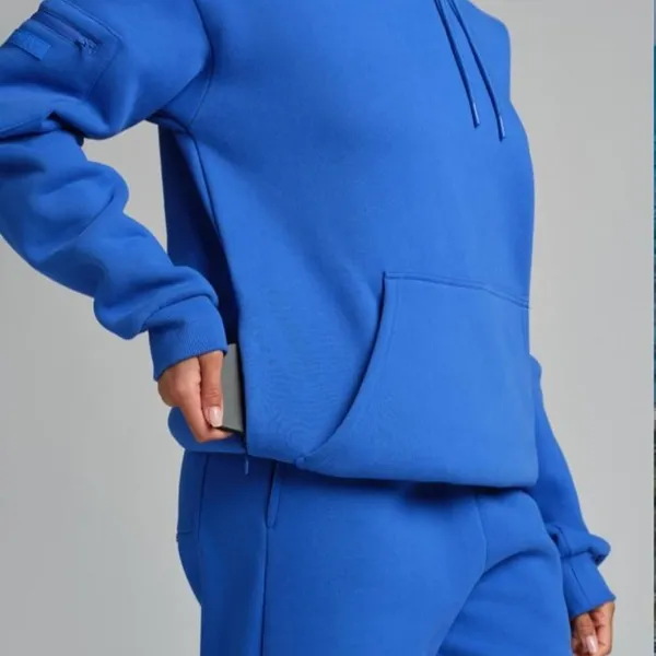 NWT COMFRT Cobalt Blue DND travel hoodie COLBALT BLUE Size M Size M - Image 5