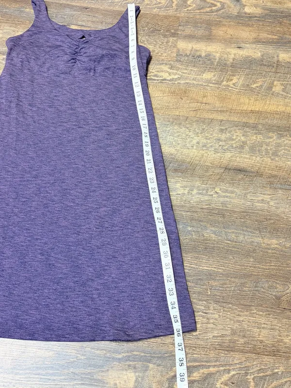 Kuhl Mova Aktiv Athletic Dress Womens Medium Heathered Purple Built-In Shelf Bra - Image 5