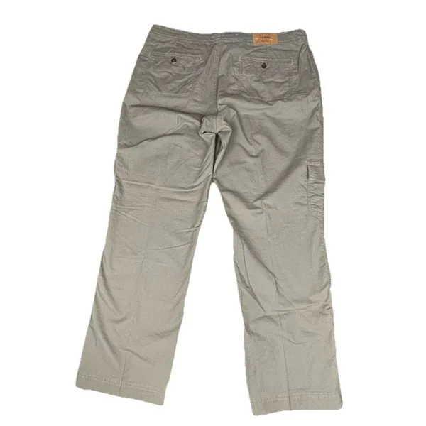 NWT Women Size 14 Gorp Utility Hiking LL Bean Olive Favorite Fit Pants - Image 3