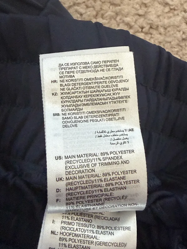 Adidas Blue Navy Track Pants - Image 3