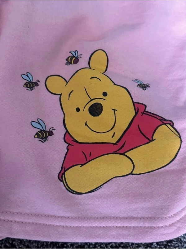 Disney Winnie The Pooh Pink Short Size Medium 0327 - Image 2