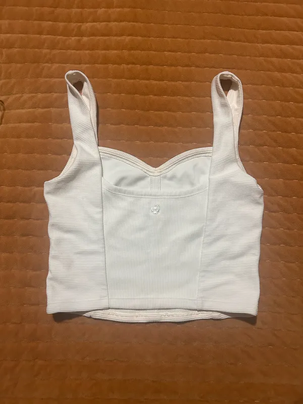 Lululemon Ribbed Softstreme Sweetheart Tank Top - Image 2