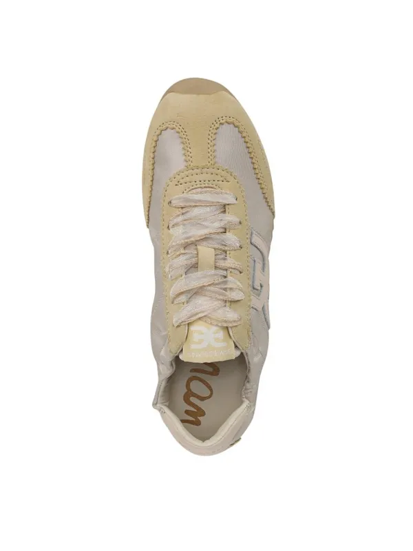 NWT Sam Edelman Isella 3 Sneaker Low Top Lace New Ecru / Wheat Whisp Brown 9.5M - Image 5