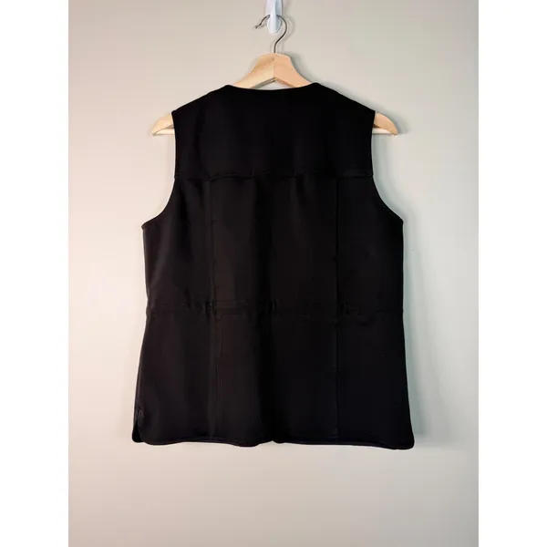 Orvis Womens Black Utility Technical‎ Vest Zip Front Pockets Size XS - Image 3