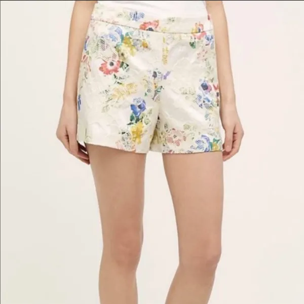 Anthropologie Shorts Catalonia Elevenes 12 Floral all over detail pockets - Image 4