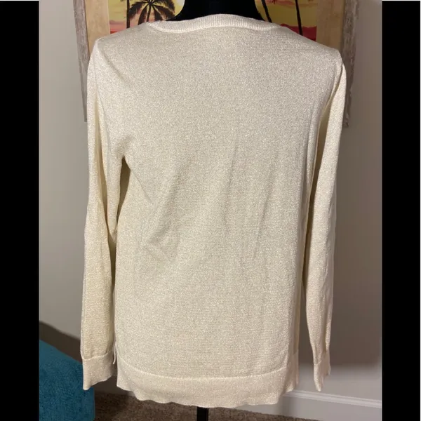 Ann Taylor Loft, Gold Sweater EUC - Image 6