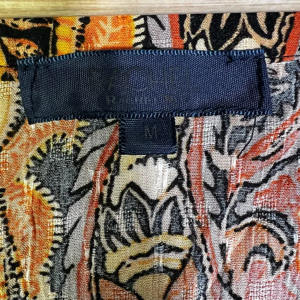 Rachel Roy Wrap Top Womens M Multicolor Paisley Tie Back Boho Festival Hippie - Image 4