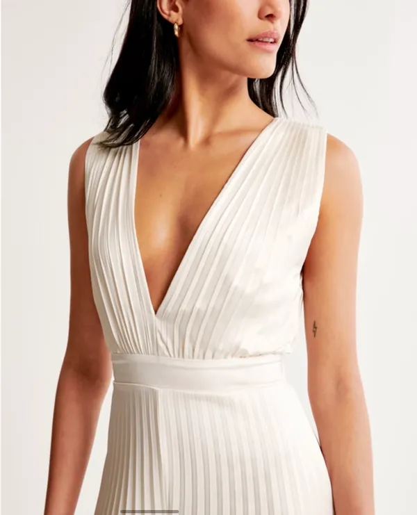 Abercrombie & Fitch Gisele Pleated Jumpsuit - Image 2